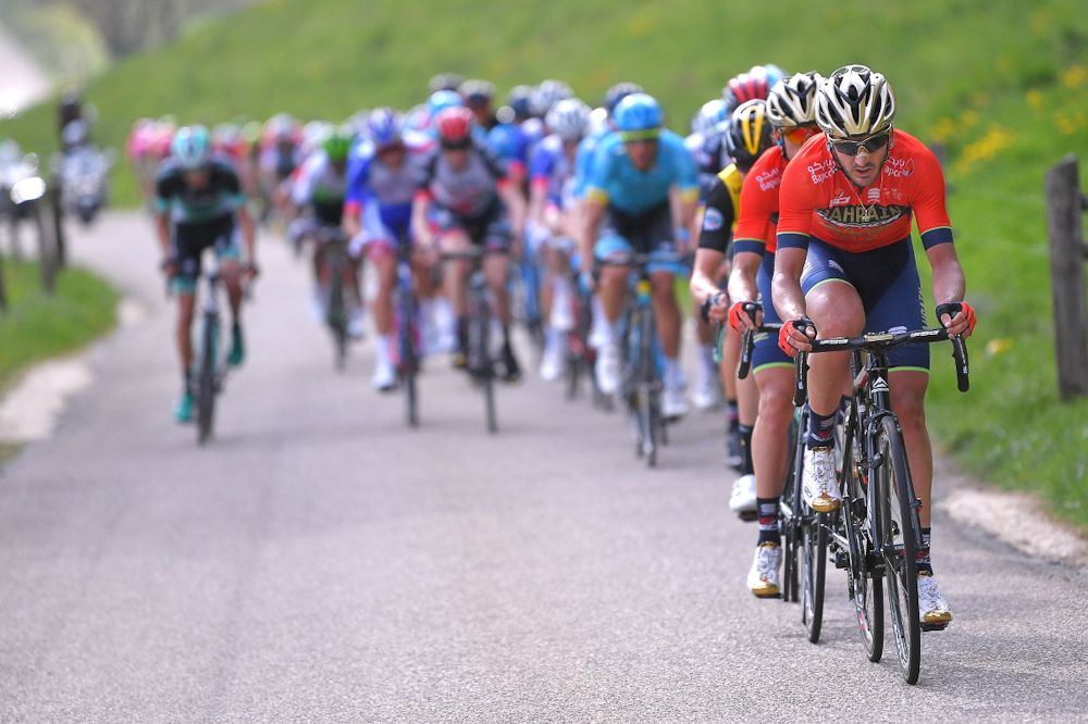 Gorka Izagirre Insausti leads the chase for Bahrain-Merida during stage 1 at Tour de Romandie