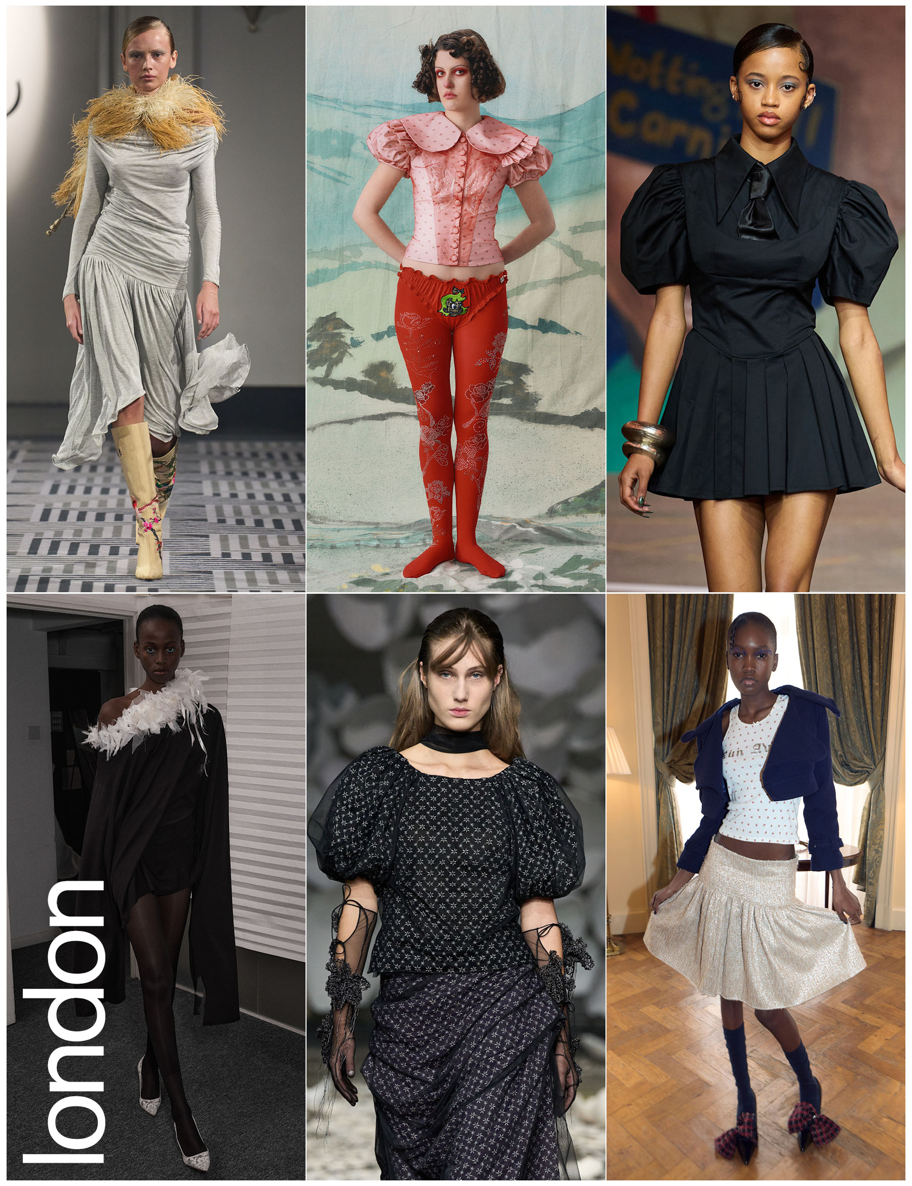 Pauline Dujancourt; Petra Fagerstr&ouml;m; Chopova Lowena; Conner Ives; Lucila Safdie; Tolu Coker.