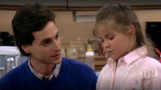 Bab Saget and Candace Cameron Bure on Full House