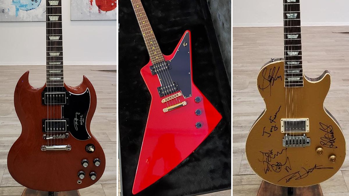 Signed Gibson guitar