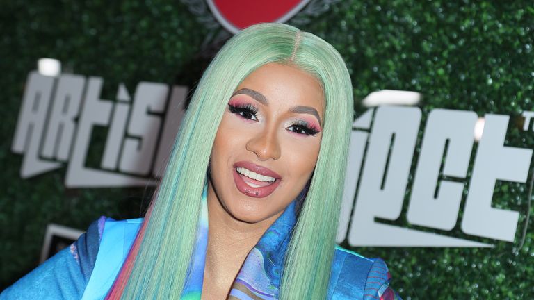 Cardi B attends the Swisher Sweets Awards Cardi B With The 2019 "Spark Award" at The London West Hollywood on April 12, 2019 in West Hollywood, California