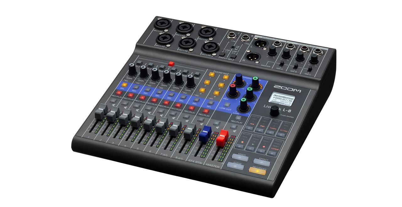 Zoom LiveTrak L-8