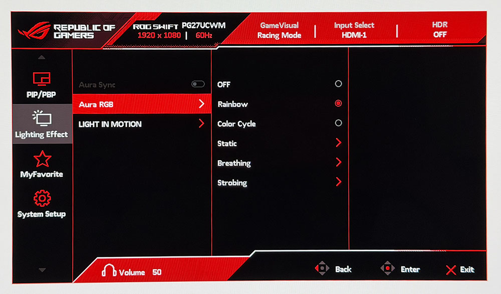 Asus ROG Swift PG27UCWM