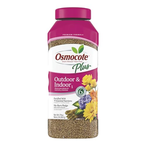 Osmocote Smart-Release Plant Food Plus Outdoor &amp;amp; Indoor1 - Granular, Continuous Release Plant Fertilizer With 11 Essential Nutrients, 2 Lbs.