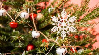 snowflake xmas tree decorations