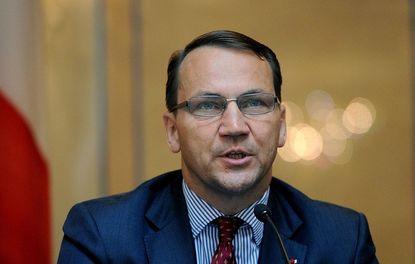 Poland's former foreign minister Radoslaw Sikorski.