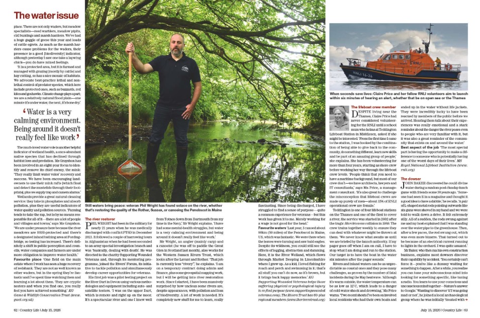 Spread from Country Life July 15, 2026