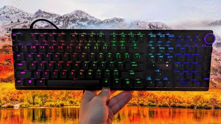 Image of the Razer Huntsman V3 Pro gaming keyboard.