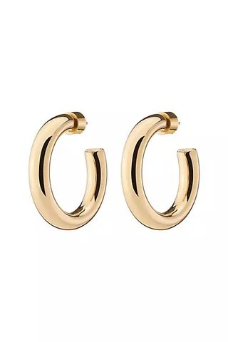 Jennifer Fisher Samira 10K Gold Plated Mini Hoop Earrings