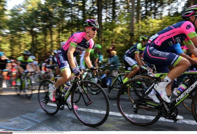 Damiano Cunego in his last race for Lampre-Merida