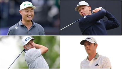 Haotong Li, Matti Schmid, David Skinns and Jacob Bridgeman in a box