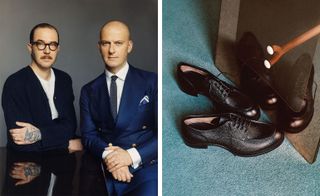 Santoni's excellence in shoe-making has been translated into clothing for the first time