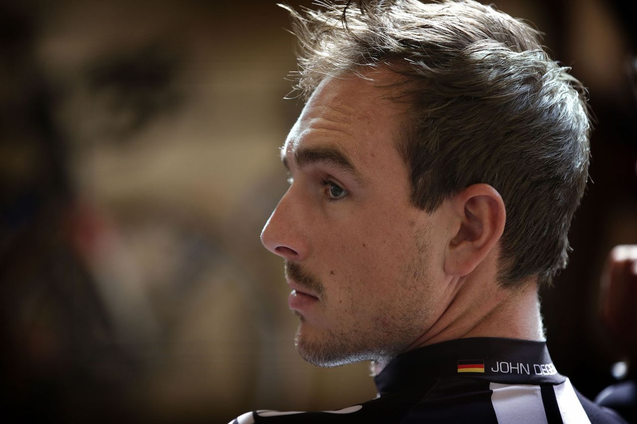 John Degenkolb at the Giant-Alpecin team press conference