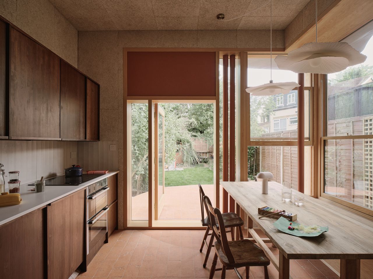 Interior of Hartley House, eco-conscious home