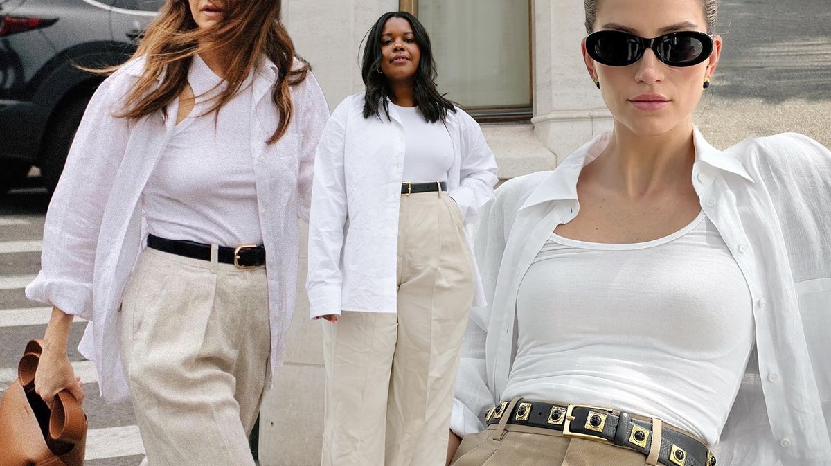 The Easy-Yet-Elevated Outfit Formula Fashion People Will Be Wearing Straight Into Fall