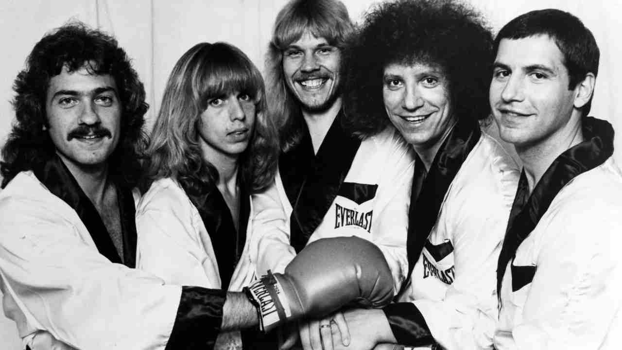 Styx posing for a photograph in the late 1970s