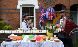 A street party for VE day