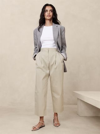 Avila Barrel-Leg Pant