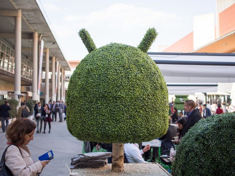 Google Android Garden at MWC