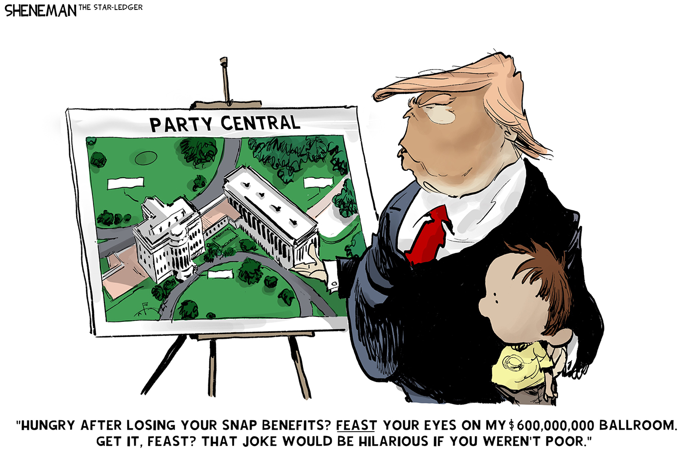 Political cartoon