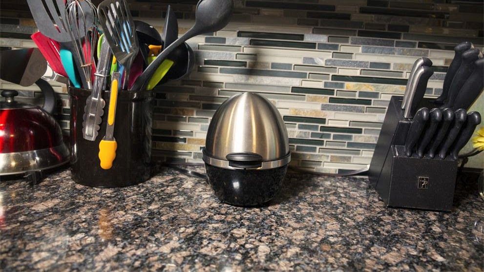 Cuisinart CEC-10 Egg Cooker being tested in writer's home