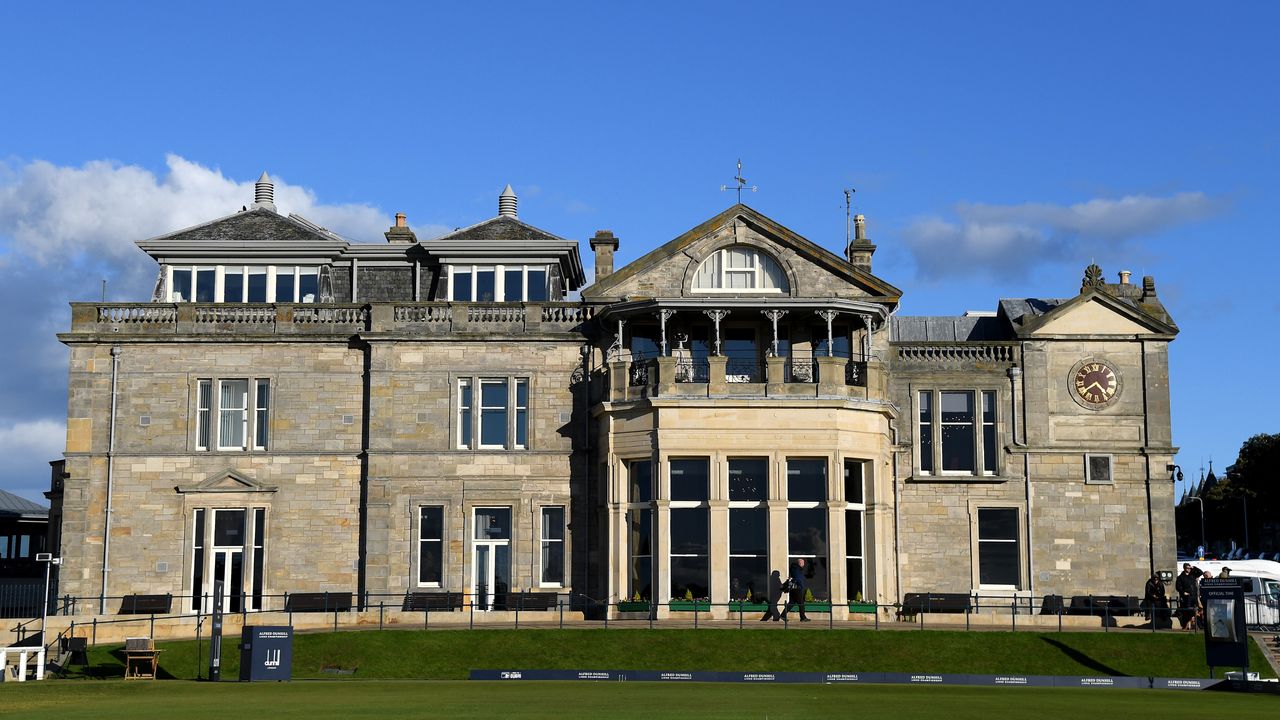 Exterior of The R&amp;A clubhouse at St Andrews