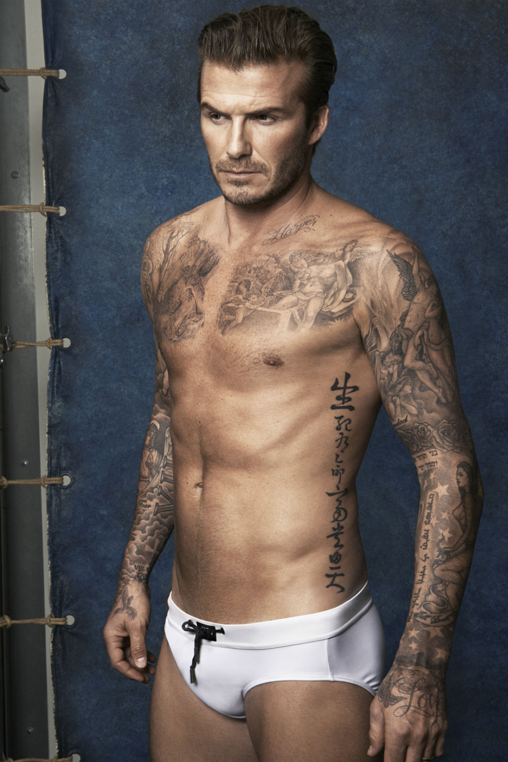 David Beckham Is Nearly Naked In New H&M Pictures | Marie Claire UK