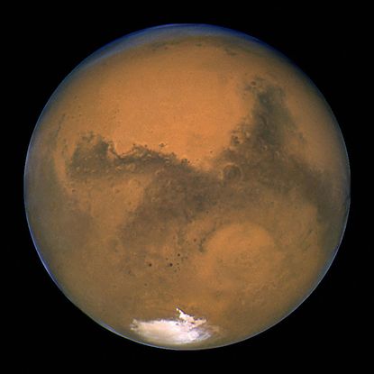 Fossil shows life on Mars. 
