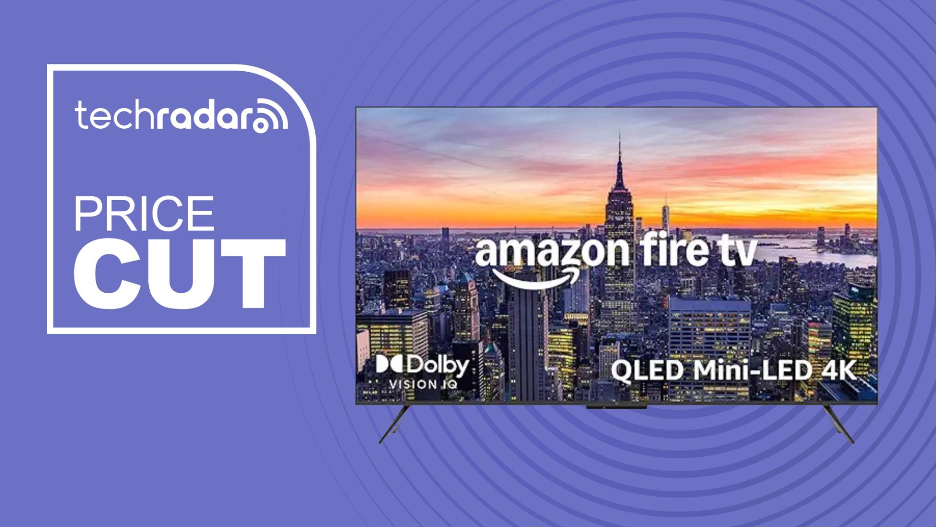 Amazon Fire TV omni mini-led on purple