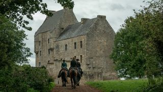 Production still from Outlander season 7