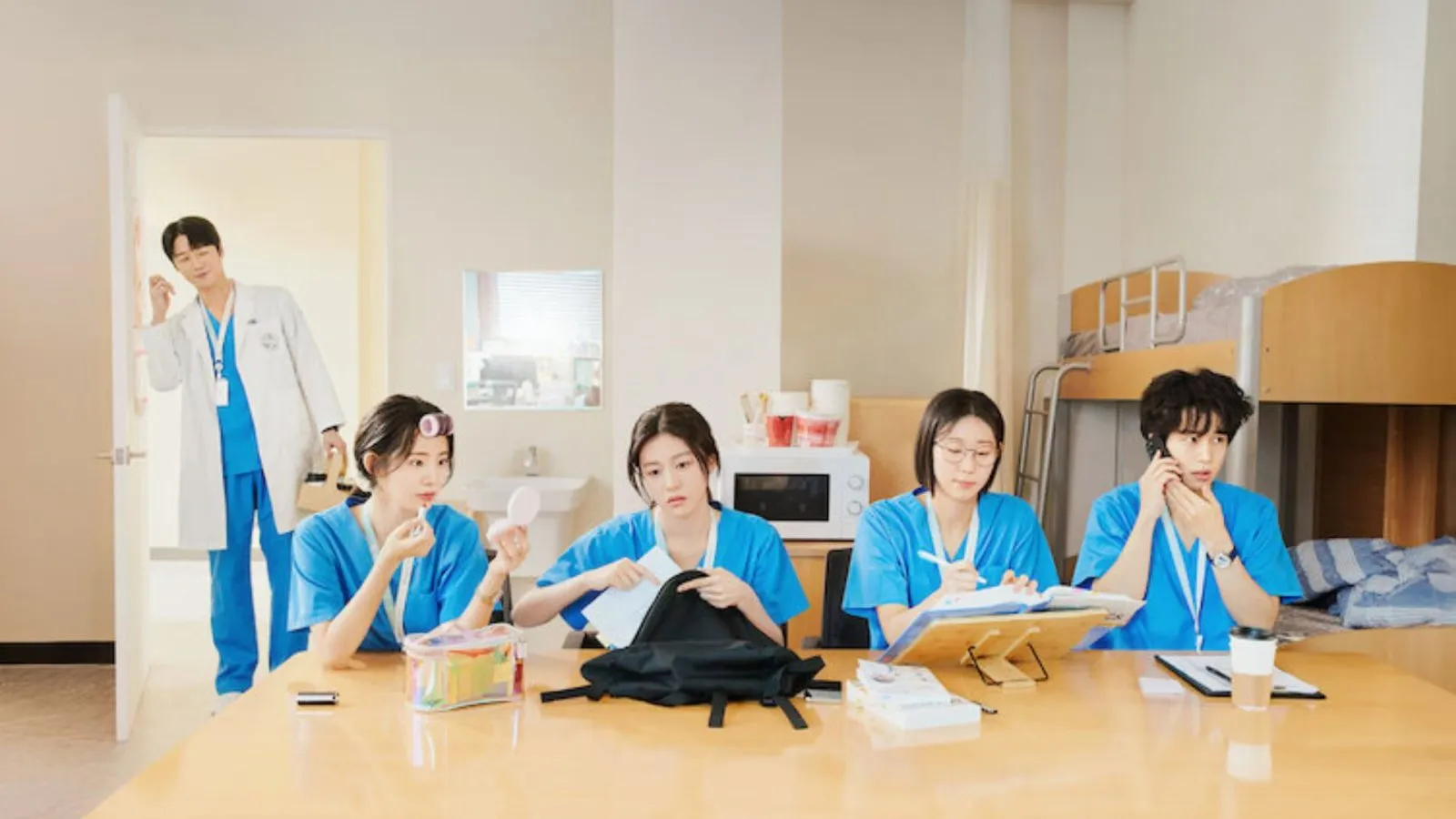 A promo image from 'Hospital Playlist.'