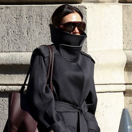 PARIS, FRANCE - MARCH 03: Victoria Beckham is seen on March 03, 2025 in Paris, France. 