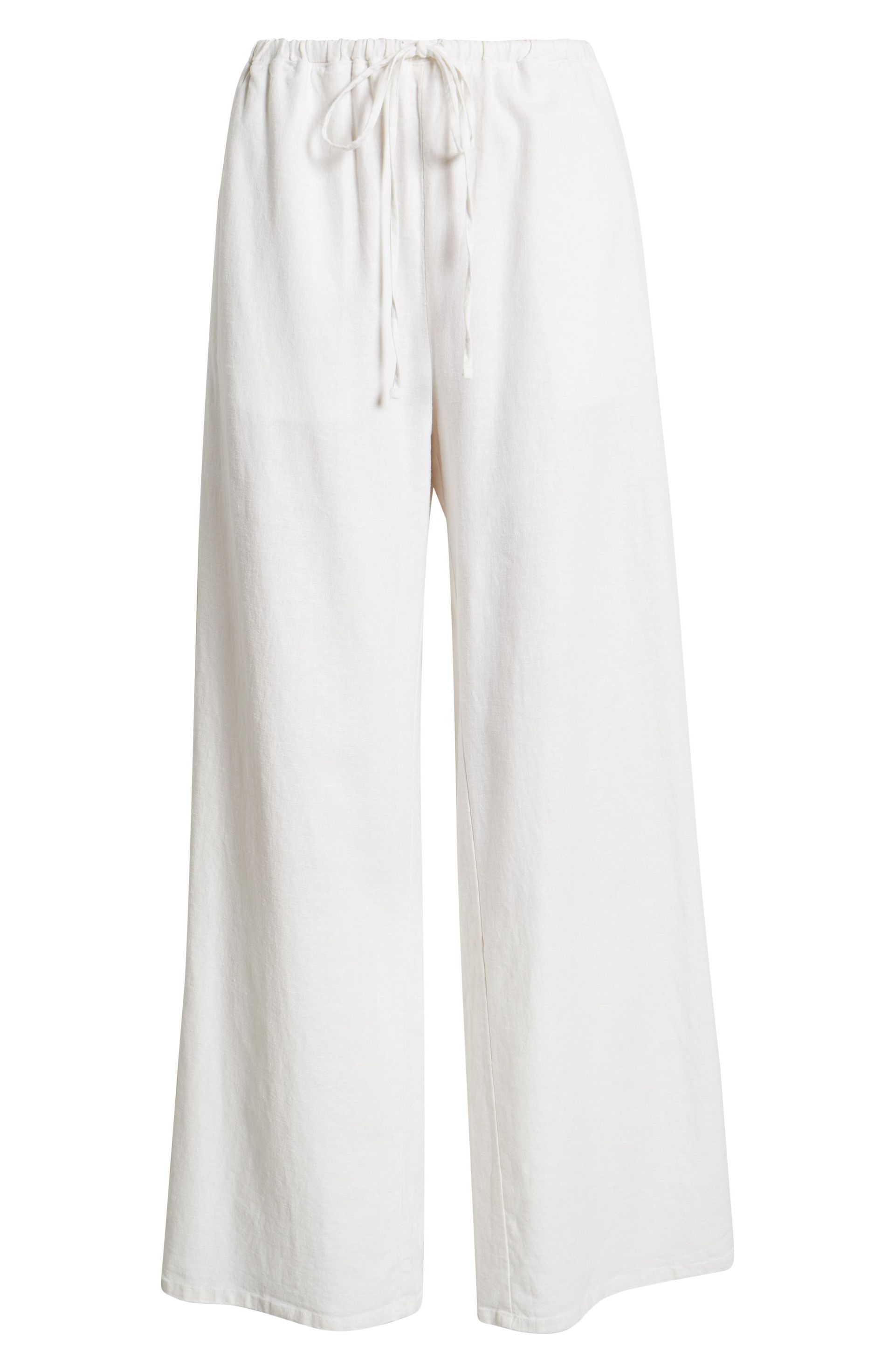 Open Edit, Wide Leg Linen Pants