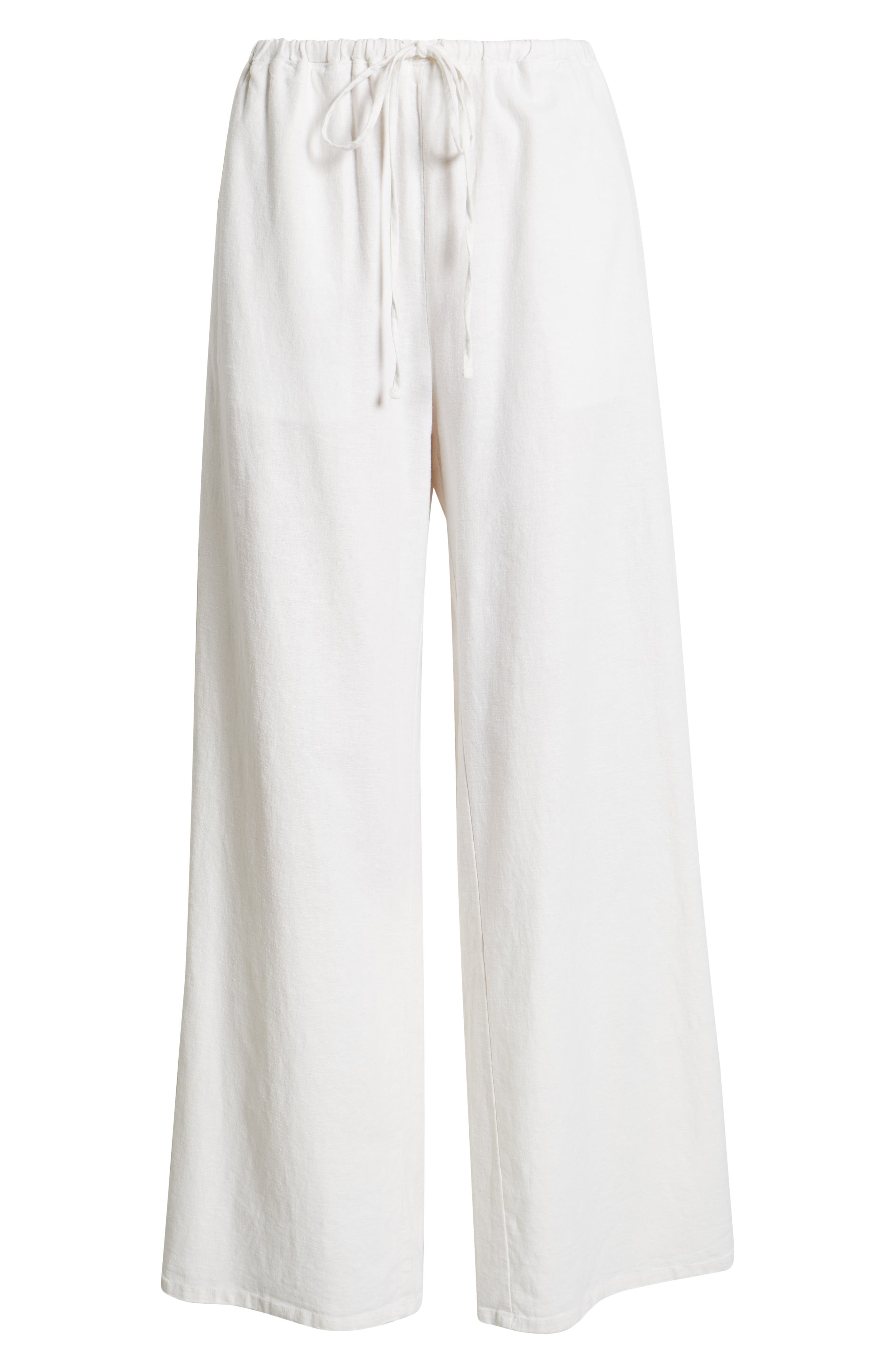 Open Edit, Wide Leg Linen Pants