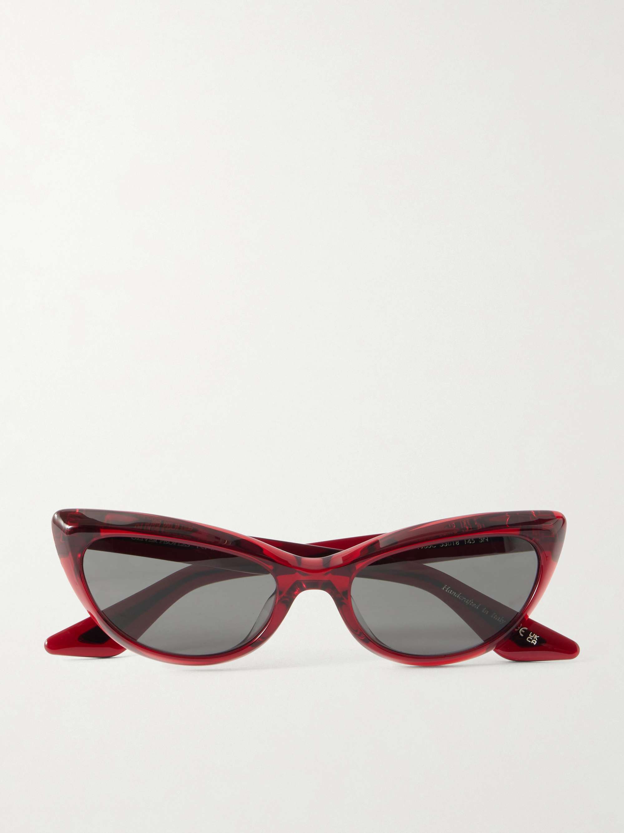 + Khaite 1963c Cat-Eye Acetate Sunglasses