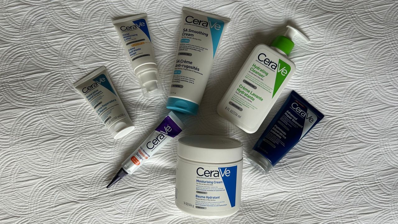 a lineup of the Best CeraVe products