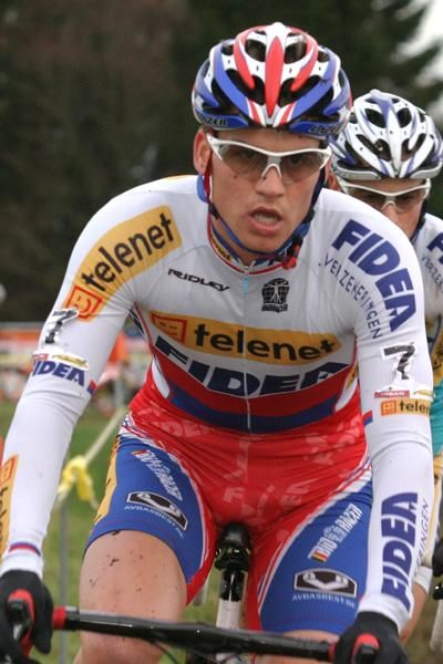 Zdenek Stybar (Telenet Fidea) had little left after yesterday's world cup win