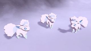 Three Alolan Vulpix Pokemon Legends Arceus