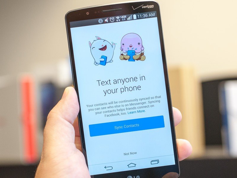 Facebook Messenger Permissions — Texting