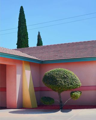 Hayley Eichenbaum Manicured Church Hayley Eichenbaum, Siesta, part of the series The Mother Road, now on view at Homecoming Gallery
