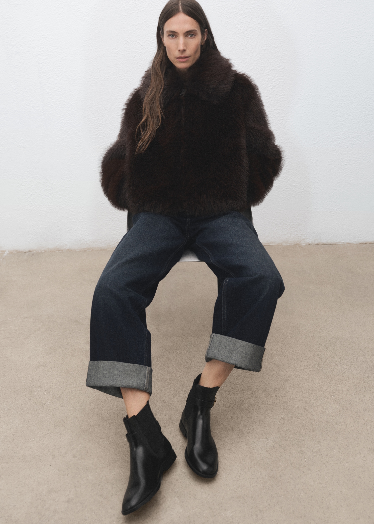 Ankle Boots With Elastic Panel and Buckle - Women | Mango Usa