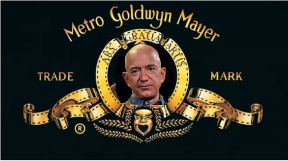 MGM logo featuring Jeff Bezos