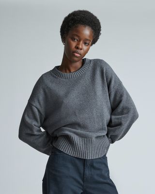 The Boxy Sweater in Everyday Cotton