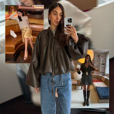 Melanie Masarin outfits Ghia