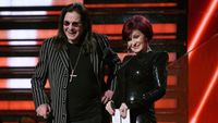 photo of Sharon and Ozzy Osbourne taken at the 2020 GRAMMY Awards