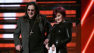 photo of Sharon and Ozzy Osbourne taken at the 2020 GRAMMY Awards