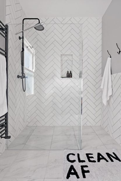 bathroom metro tile ideas