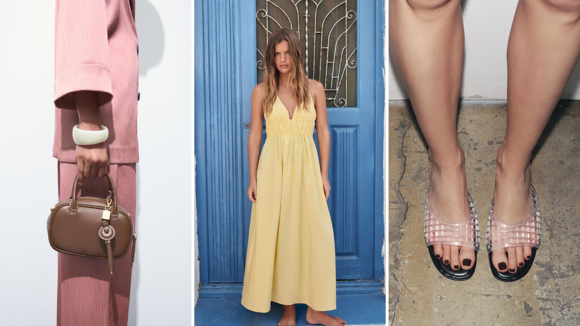models wearing zara clothes and accessories