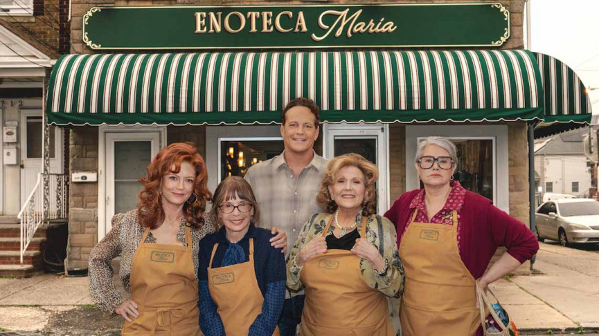 A promo image for Netflix show, Nonnas