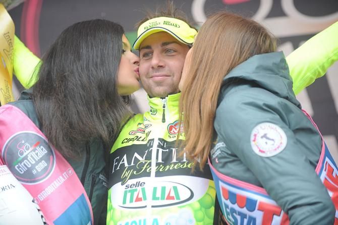 Mauro Santambrogio on the podium